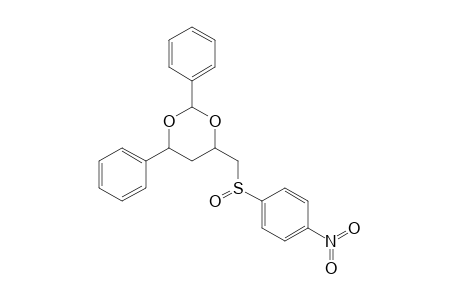 1,3-Dioxane, 4-[[(4-nitrophenyl)sulfinyl]methyl]-2,6-diphenyl-