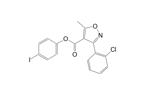4-Iodophenyl 3-(2-chlorophenyl)-5-methyl-4-isoxazolecarboxylate