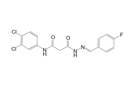 beta-alanine, N-(3,4-dichlorophenyl)-3-oxo-, 2-[(E)-(4-fluorophenyl)methylidene]hydrazide