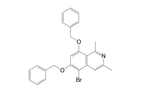5-Bromo-6,8-dibenzyloxy-1,3-dimethylisoquinoline