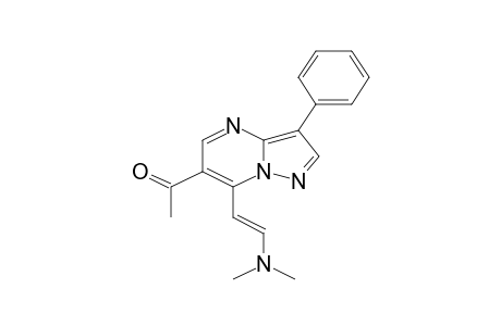1-[7-[(E)-2-dimethylaminoethenyl]-3-phenylpyrazolo[1,5-a]pyrimidin-6-yl]ethanone