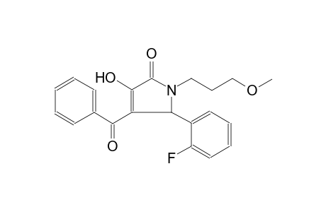 Pyrrol-2(5H)-one, 4-benzoyl-5-(2-fluorophenyl)-3-hydroxy-1-(3-methoxypropyl)-