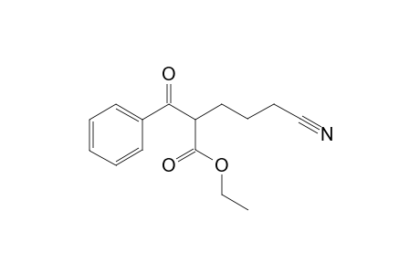 Ethyl 2-benzoyl-5-cyanopentanoate
