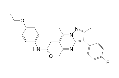 pyrazolo[1,5-a]pyrimidine-6-acetamide, N-(4-ethoxyphenyl)-3-(4-fluorophenyl)-2,5,7-trimethyl-