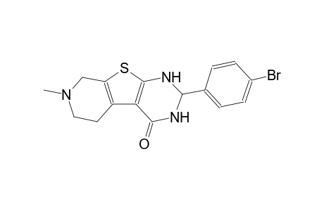 pyrido[4',3':4,5]thieno[2,3-d]pyrimidin-4(1H)-one, 2-(4-bromophenyl)-2,3,5,6,7,8-hexahydro-7-methyl-