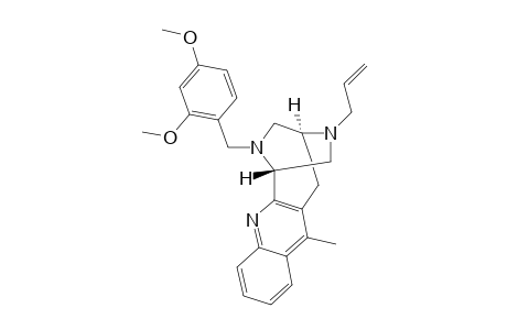 (-)-(1R,4S)-12-Allyl-2-(2,4-dimethoxybenzyl)-6-methyl-2,3,4,5-tetrahydro-4,1-iminomethano-1H-azepino[3,4-b]quinoline