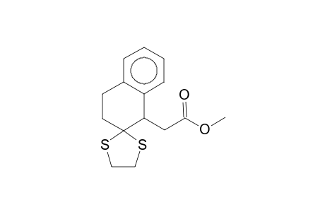 2-(1'-spiro[1,3-dithiolane-2,2'-3,4-dihydro-1H-naphthalene]yl)acetic acid methyl ester