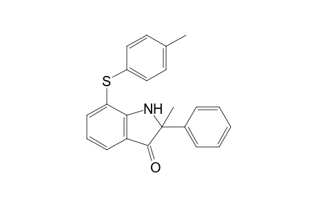 2-Methyl-2-phenyl-7-(p-tolylsulfanyl)indolin-3-one