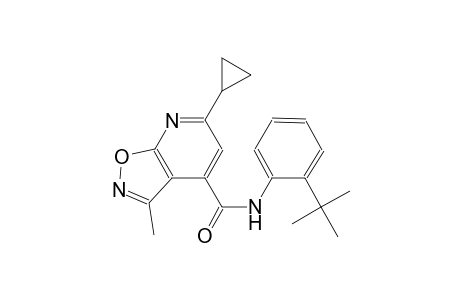 isoxazolo[5,4-b]pyridine-4-carboxamide, 6-cyclopropyl-N-[2-(1,1-dimethylethyl)phenyl]-3-methyl-