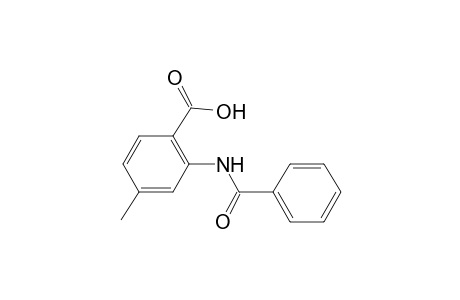Benzoic acid, 2-benzoylamino-4-methyl-