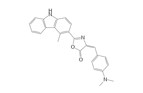 2-(4-Methyl-9H-carbazol-3-yl)-4-(4-(dimethylamino)benzylidene)-oxazol-5(4H)-one