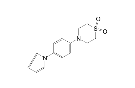 4-[p-(PYRROL-1-YL)PHENYL]THIOMORPHOLINE, 1,1-DIOXIDE