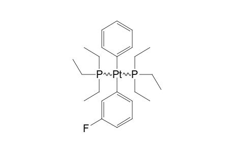TRANS-PHENYL-3-FLUOROPHENYL-BIS-(TRIETHYLPHOSPHINE)-PLATINUM-(II)