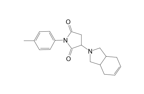 1H-Pyrrole-2,5-dione, 3-(1,3,3a,4,7,7a-hexahydro-2H-isoindol-2-yl)dihydro-1-(4-methylphenyl)-