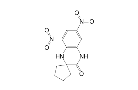 Spiro[cyclopentane-1,2'(3'H)-quinoxalin]-3'-one, 1',4'-dihydro-6',8'-dinitro-