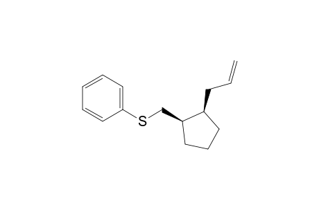 cis-1-((Phenylthio)methyl)-2-(2-propenyl)cyclopentane