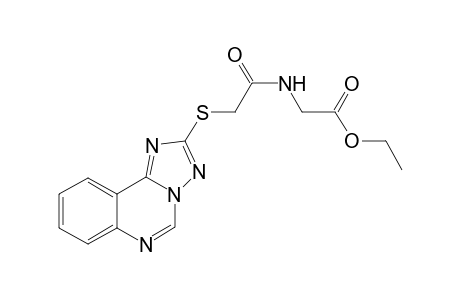 Ethyl 2-(2-([1,2,4]triazolo[1,5-c]quinazolin-2-ylthio)acetamido)acetate