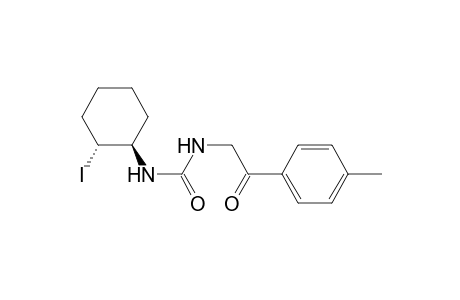 1-[(1R,2R)-2-iodanylcyclohexyl]-3-[2-(4-methylphenyl)-2-oxidanylidene-ethyl]urea