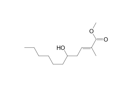 2-Undecenoic acid, 5-hydroxy-2-methyl-, methyl ester, (E)-