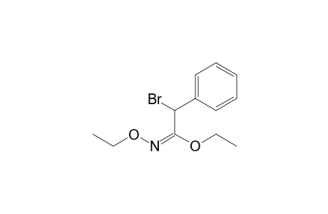 Ethyl 2-bromo-N-ethoxy-2-phenylacetimidate