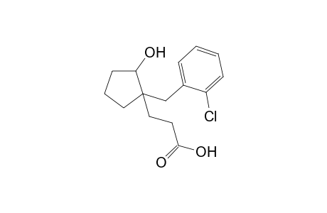 1-(o-CHLOROBENZYL)-2-HYDROXYCYCLOPENTANEPROPIONIC ACID