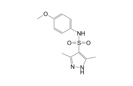 N-(4-methoxyphenyl)-3,5-dimethyl-1H-pyrazole-4-sulfonamide