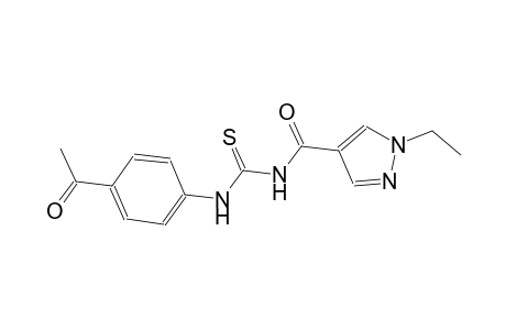 N-(4-acetylphenyl)-N'-[(1-ethyl-1H-pyrazol-4-yl)carbonyl]thiourea