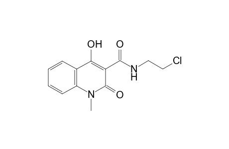 4-Hydroxy-1-methyl-2-oxo-1,2-dihydro-quinoline-3-carboxylic acid (2-chloro-ethyl)-amide