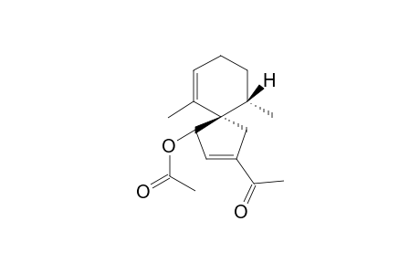 (5R*,10S*)-1-Acetoxy-3-acetyl-6,10-dimethylspiro[4.5]deca-2,6-diene