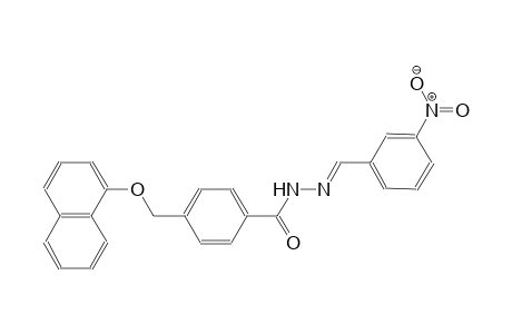 4-[(1-naphthyloxy)methyl]-N'-[(E)-(3-nitrophenyl)methylidene]benzohydrazide