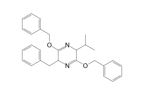 3,6-Dibenzyloxy-2-benzyl-2,5-dihydro-5-isopropylpyrazine