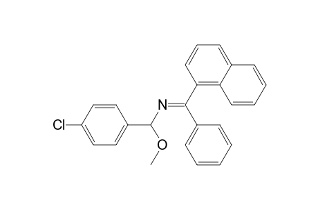4-Chlor-.alpha.-methoxy-N-(1-naphthylphenylmethylen)benzylamine