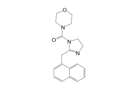 Methanone, (morpholino)[2-(1-naphthylmethyl)-2-imidazolin-1-yl]-