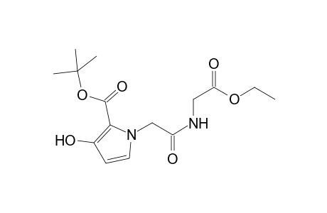 N-[1-(2-Carbo-tert-butoxy-3-hydroxypyrrolyl)]acetylglycine Ethyl Ester