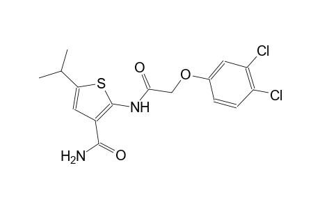 2-{[(3,4-dichlorophenoxy)acetyl]amino}-5-isopropyl-3-thiophenecarboxamide