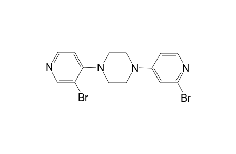 N,N-bis[2'-Bromopyrid-4'-yl]-1,4-piperazine