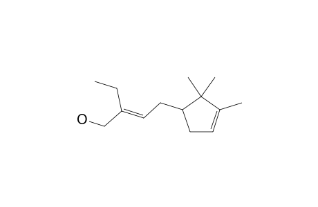 2,3,3-TRIMETHYL-4-[3'-HYDROXYMETHYL-(PENT-2'-EN-1'-YL)]-CYCLOPENTENE;(BACDANOL)