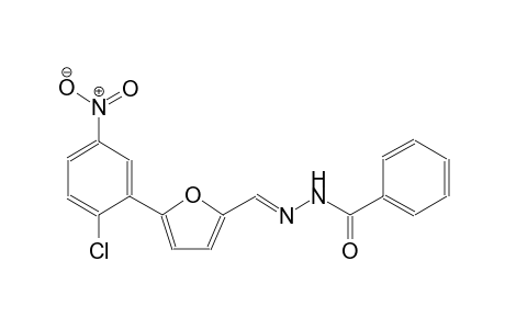 N'-{(E)-[5-(2-chloro-5-nitrophenyl)-2-furyl]methylidene}benzohydrazide