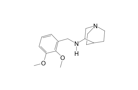 1-Azabicyclo[2.2.2]octan-3-amine, N-[(2,3-dimethoxyphenyl)methyl]-