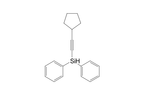 (Cyclopentylethynyl)diphenylsilane