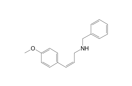 (Z)-N-Benzyl-3-(4-methoxyphenyl)-2-propen-1-amine