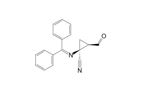 (1S,2R)-1-(N-(Diphenylmethylene)amino)-2-formylcyclopropanecarbonitrile