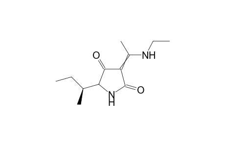 (5RS,6S)-5-sec-Butyl-3-(1-ethylamino)ethylidene-1H-pyrrolidine-2,4-dione