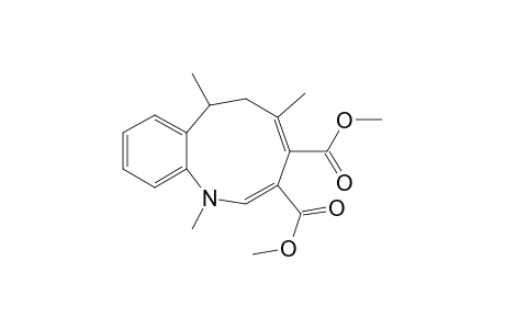 (2E,4E)-1,5,7-trimethyl-6,7-dihydro-1-benzazonine-3,4-dicarboxylic acid dimethyl ester