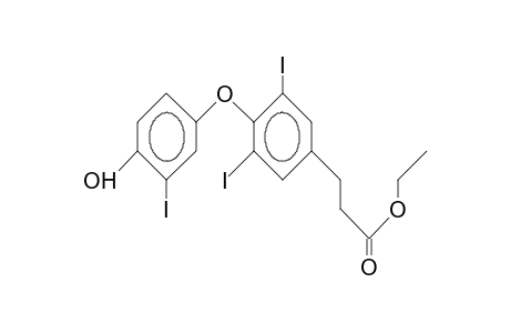 Ethyl 3,5,3'-triiodo-thyropropionate