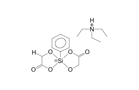 TRIETHYLAMMONIUM PHENYLSPIROBIS(1-SILA-2,5-DIOXACYCLOPENTAN-3-ON)OATE