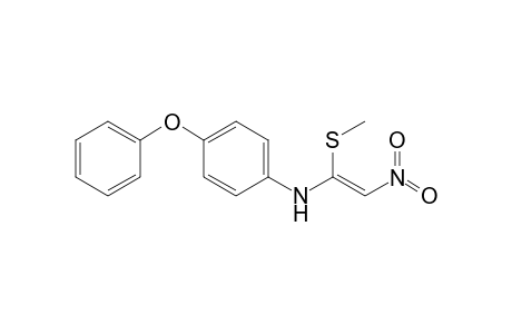 1-(4-Phenoxyphenyl)amino-1-methylthio-2-nitroethene