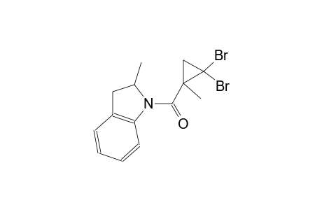 1-[(2,2-dibromo-1-methylcyclopropyl)carbonyl]-2-methylindoline