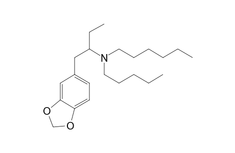 N-Hexyl-N-pentyl-1-(3,4-methylenedioxyphenyl)butan-2-amine