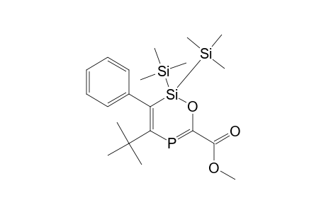METHYL-4-TERT.-BUTYL-5-PHENYL-6,6-BIS-(TRIMETHYLSILYL)-6H-1,3,6-OXAPHOSPHASILINE-2-CARBOXYLATE